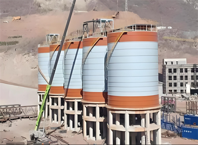 清水河高架钢板仓