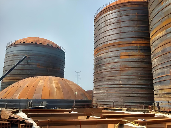 清水河焦粉钢板仓